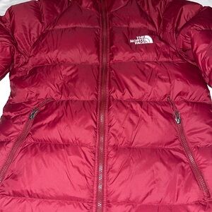 The North Face Burgundy Quilted Jacket